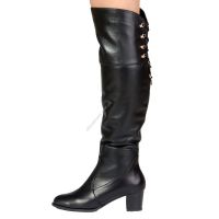 Ботфорты женские Shoes stule 027BLACK-K