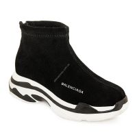 Черные замшевые ботинки на байке BALENCIAGA в Киеве